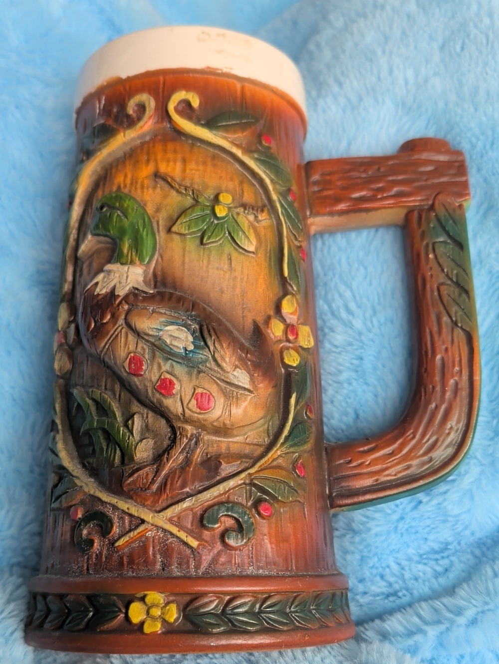 This is a vintage Napcoware Mallard Stein (model C-8107) made in Japan.